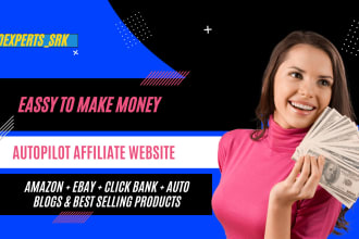 create an autopilot amazon affiliate website to make money