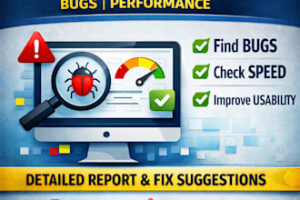 test your website for bugs and performance