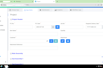 develop cross platform project tracking tool in clappia