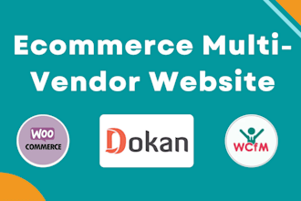 build multi vendor ecommerce wordpress website using woocommerce