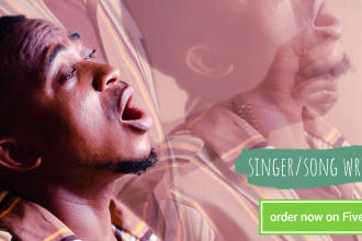 be singer songwriter on several genres, edm, pop, rnb