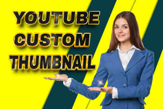 draw your custom youtube thumbnail