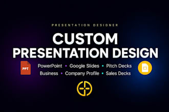 design custom powerpoint and google slides presentation
