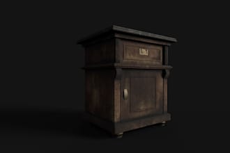 create high quality 3d props for games or scenes