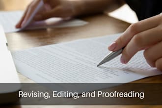 provide editing for written content