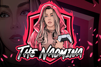 create professional twitch logo, overlays and screens