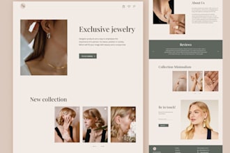 Top 5!  design professional UI UX landing page design for website