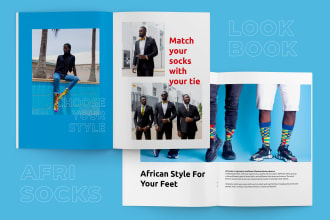 design catalog, magazine, or lookbook in indesign