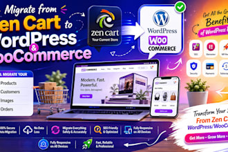 migrate zen cart to wordpress woocommerce