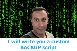 create a backup script for your PC or server