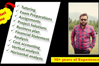 be your accounting and finance tutor