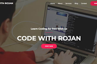 develop wordpress website using elementor