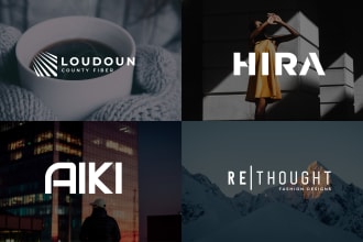 design luxury fashion minimalist clothing brand logo