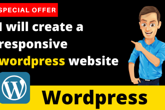build wordpress website, SEO friendly, mobile responsive