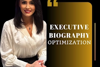 write your executive biography