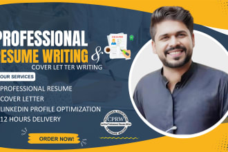 deliver 12 hours professional resume maker and tech cv writing writing service