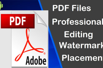 add watermarks on your PDF or photos
