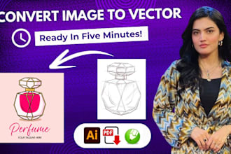 create ai generated image in to vector illustration
