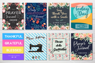 design a custom low content book for amazon KDP
