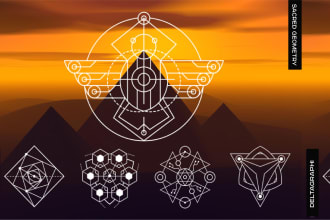 do  sacred geometry mystical or spiritual logo design