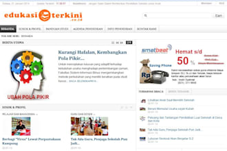 design and build any  website by Joomla cms