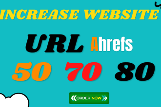 increase domain rating ahrefs dr url 30 ur 50 ur 80 within few days