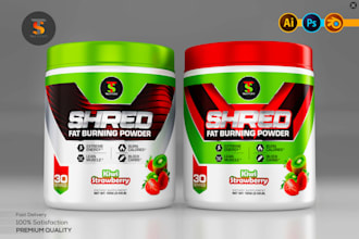 do premium label design and private label packaging