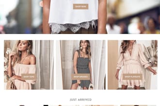 create shopify website or design shopify store, shopify landing page, gempages