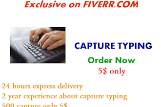 capture typing for you