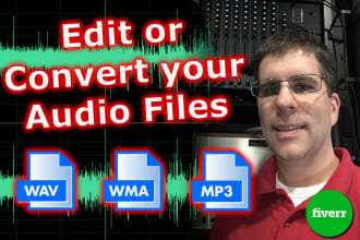 edit your audio or convert to a different format