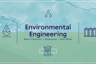 do environmental engineering, water treatment, solid waste and waste water tasks