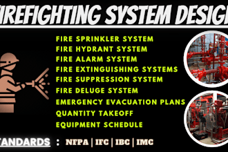 design firefighting system of your building