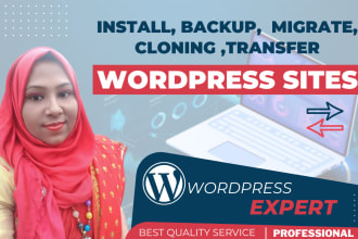 install, backup, transfer, migrate, clone wordpress sites to new host or domain