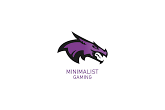 do modern minimalist logo for gaming, esports team, twitch, youtube