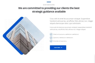 create a restaurant, real estate, dentist, cargo, and travel website