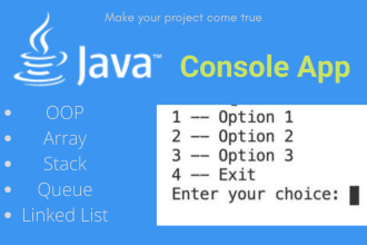 complete your java console project