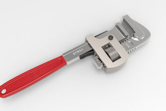design a part and assembly and rendering