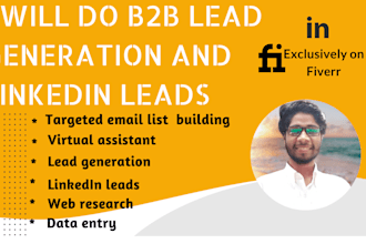 do b2b lead generation and linkedin leads