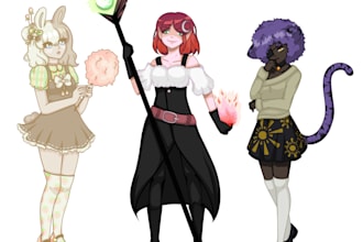 draw a fullbody character of your choice