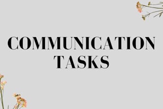 work on communication essays assignments