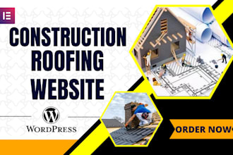 build construction company website construction roofing website on wordpress