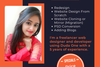 build you a website using the duda website builder