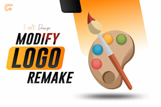 design modify, alter, revamp, recreate logo, image to vector