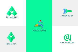 design technology logo for mobile app icon startup security cryptocurrency