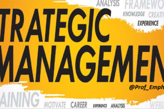 write strategic management, risk management, entrepreneurship, supply chain mgt