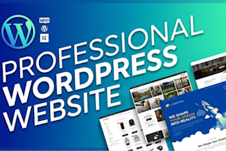 design or redesign responsive wordpress website