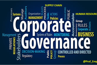 research on corporate governance, organization behavior, supply chain management