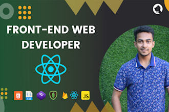 be front end web developer and react js developer