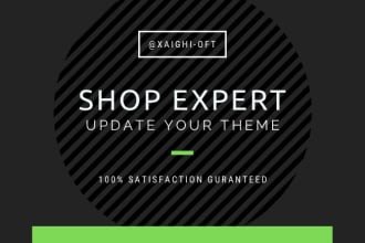 change and update theme of your shopify website