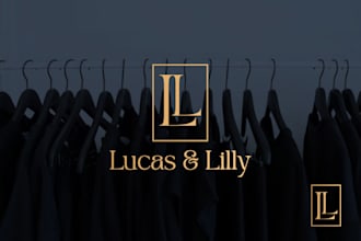 design modern luxury fashion logo, brand identity and art direction